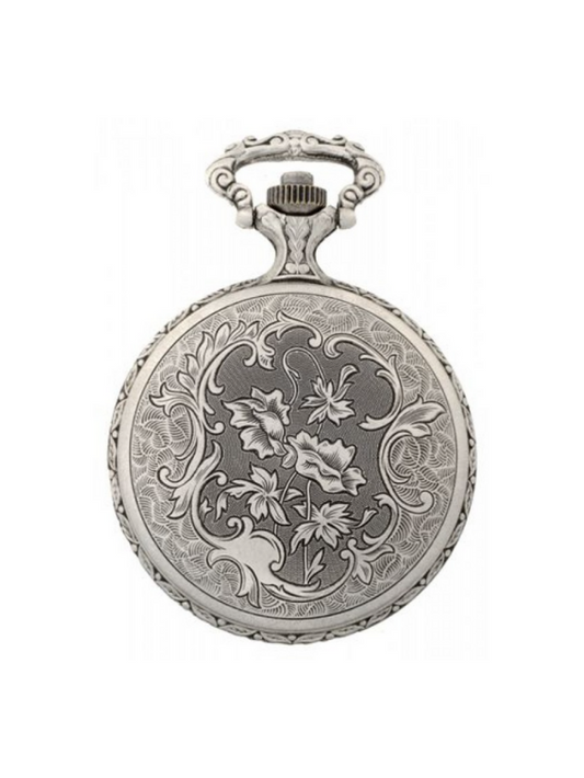 Pocket watch CS Classique, white Arabic Dial, quartz.