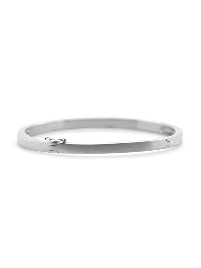 Bangle SS Hinged, Matt Finish