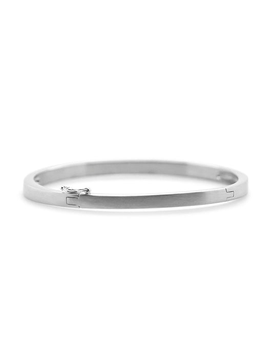 Bangle SS Hinged, Matt Finish