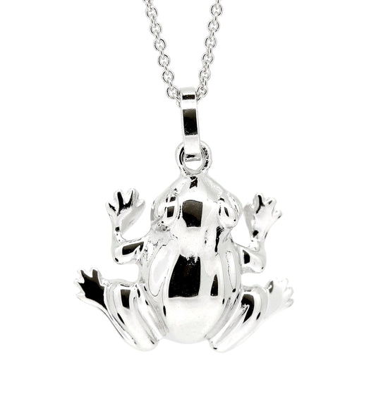 Frog pendant Sterling Silver