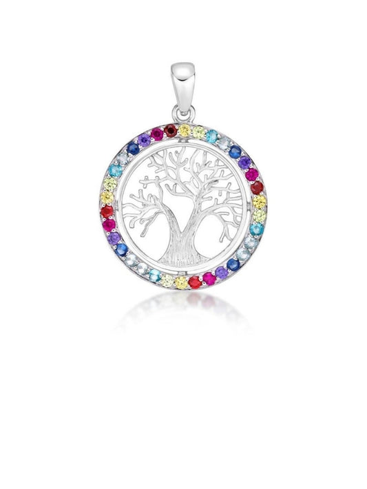 Rainbow Tree Of Life, Silver