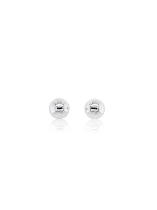 Pair 5mm solid ball stud ear rings.