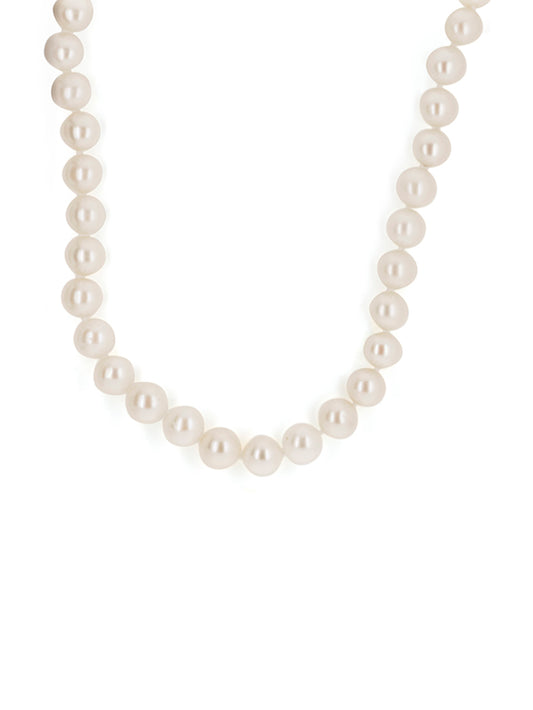 Classic Freshwater Pearl Strand, 10x11, 9K Yellow Gold, 45cm.