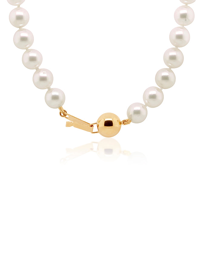 Akoya Cultured Knotted pearls, 6.5-7mm, 45cm