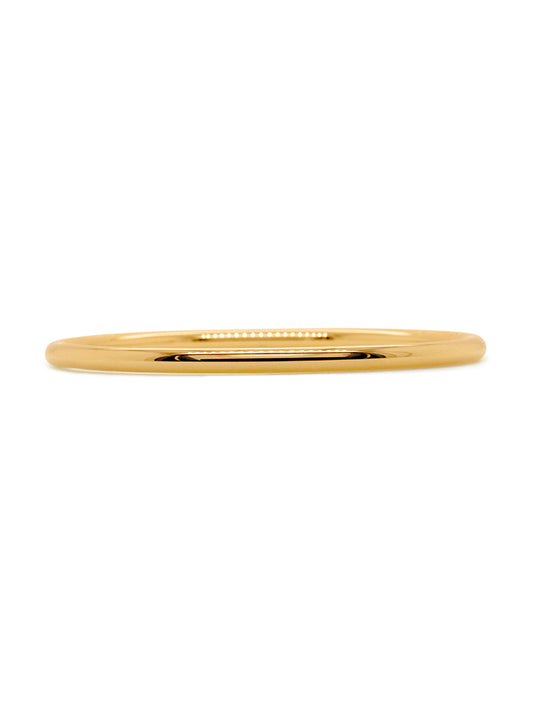4x66mm Silver Filled 9 Carat Yellow Gold Bangle