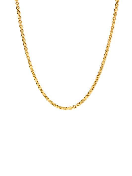 Trace Chain 9 Carat Yellow Gold 2m, 45cm