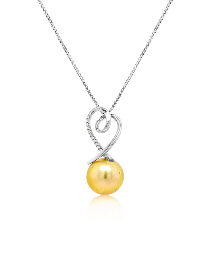 South Sea Pearl & Diamond Pendant