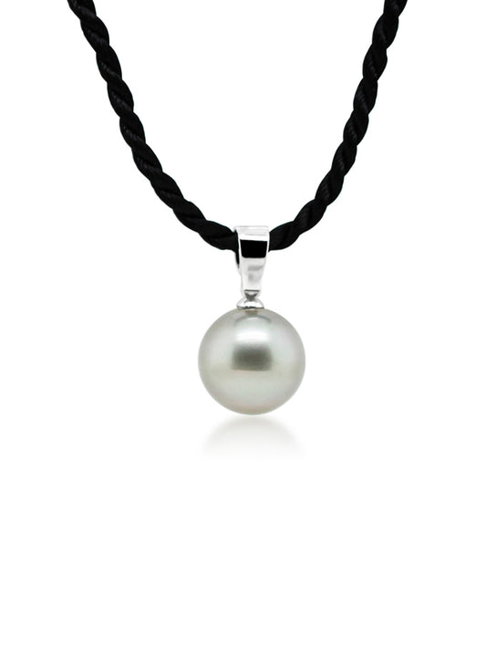 Tahitian Pearl Set Pendant, Sterling Silver