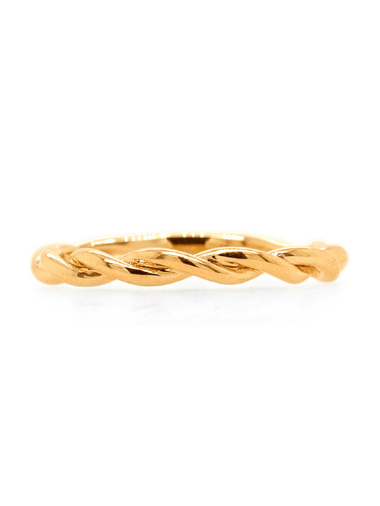 Twist Style Ring in 18 Carat Yellow Gold