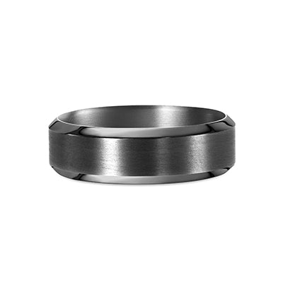 Tantalum Wedding Ring 7mm, large size.