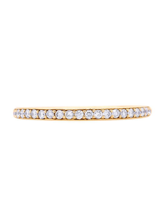 Diamond Set Band in 9 Carat Yellow Gold