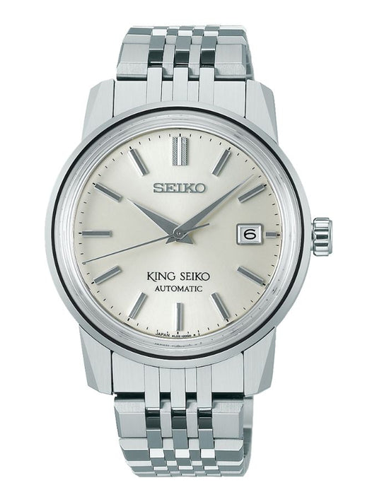 King Seiko Silver Dial SJE089J Automatic Watch on a Bracelet Band