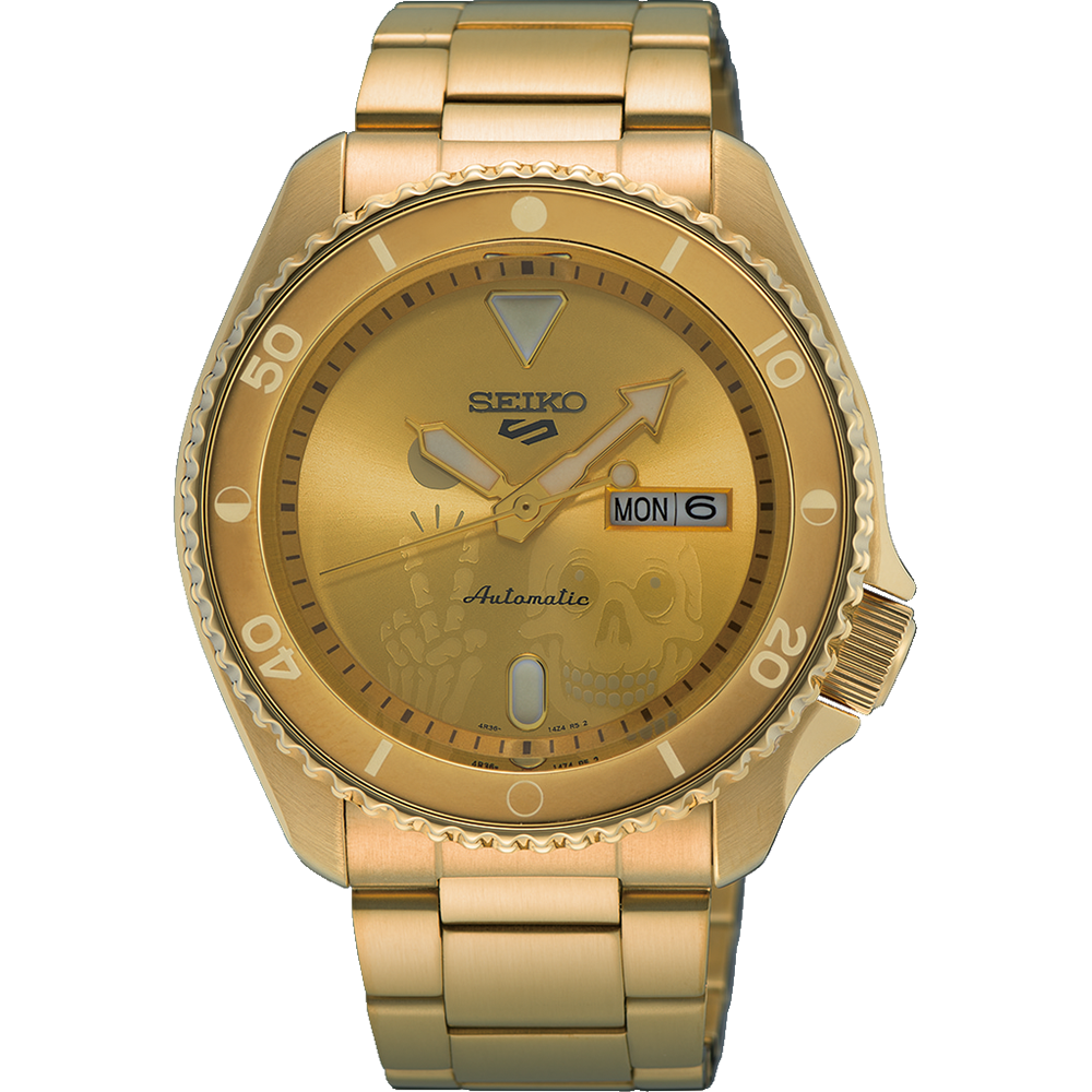 Seiko 5 SRPL26K Kentaro Yoshida Limited Edition, Gold Plated