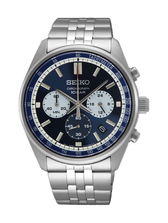 Seiko SSB427P Discover More Chronograph, Bracelet Band