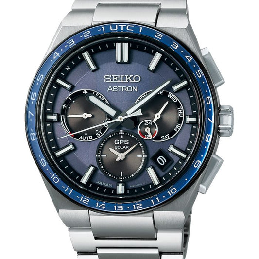 Seiko SSH109J Astron GPS Dual Time, Bracelet Band