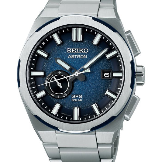 Seiko SSJ023J Astron Solar GPS Titanium Bracelet Band