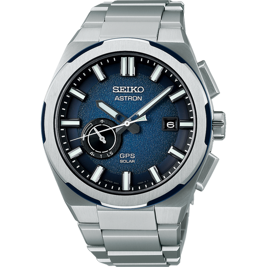 Seiko SSJ023J Astron Solar GPS Titanium Bracelet Band