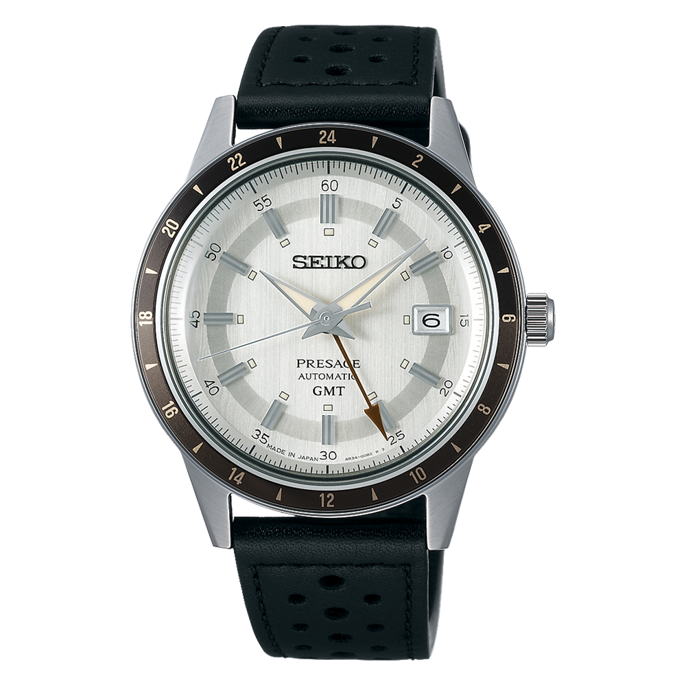 Seiko Presage SSK011J Automatic GMT, Leather Strap