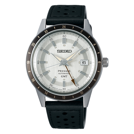 Seiko Presage SSK011J Automatic GMT, Leather Strap