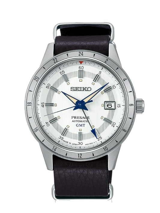 Seiko Presage SSK015J Automatic GMT, Leather Strap