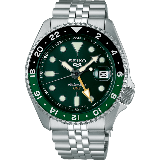 Seiko 5 SSK035K Automatic GMT, Green Dial