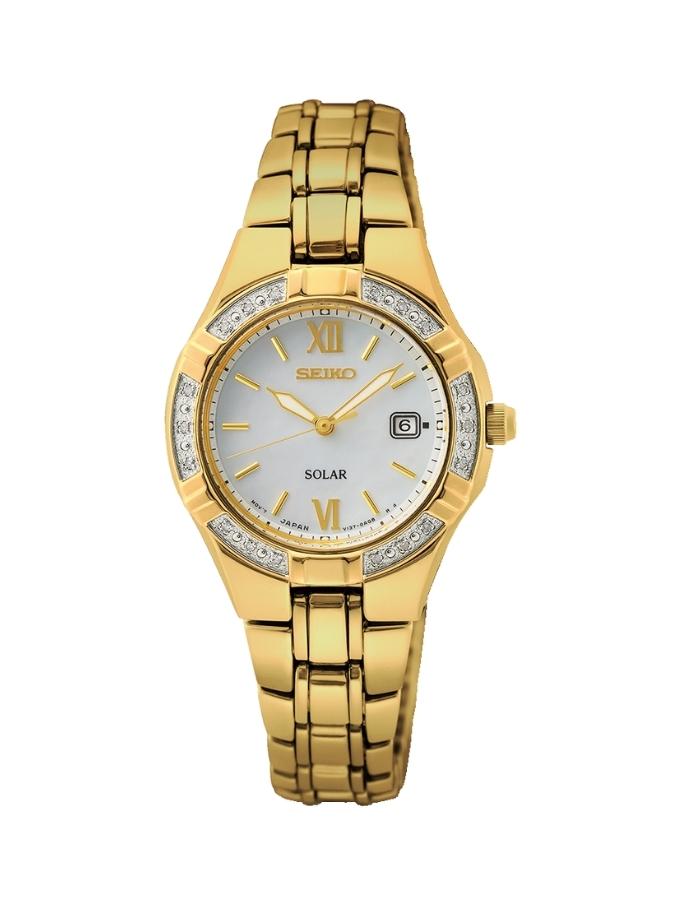 Seiko SUT428P Diamond Set Ladies Watch