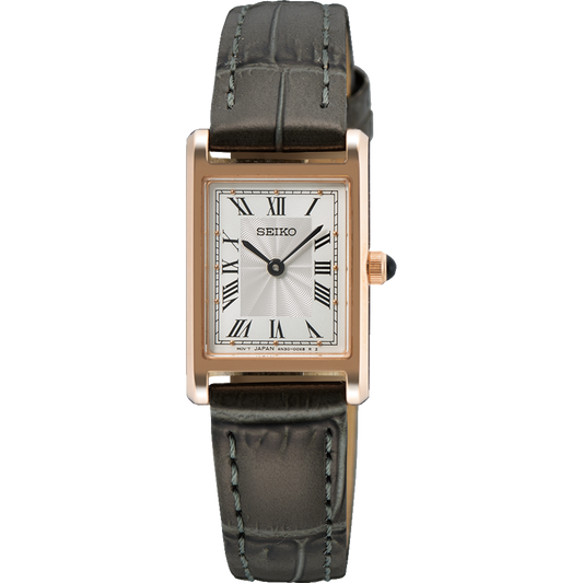 Seiko SWR096P Ladies RGP Conceptual Watch on a Leather Strap