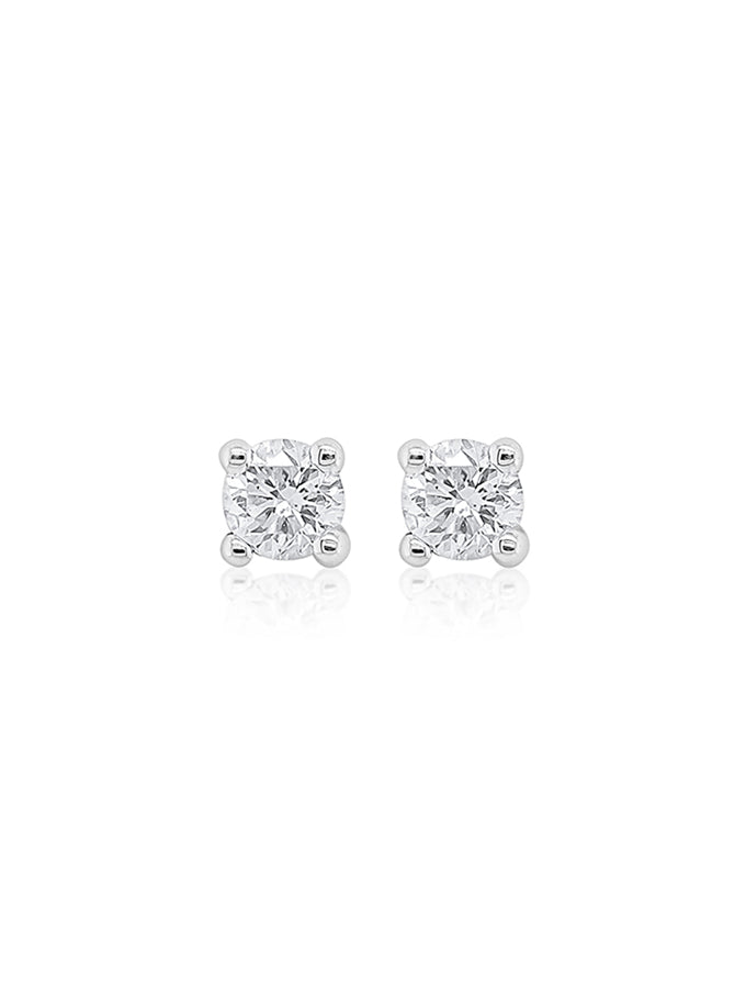 Lab Grown 0.60 Carat Diamond Stud Earrings in 18 Carat Yellow Gold